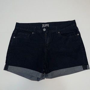 Black Denim shorts
